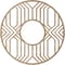 Ekena Millwork Empire Wood Fretwork Pierced Ceiling Medallion, Red Oak, 34"OD x 12 1/2"ID x 3/8"T CMWP34X34X0375EPRO - alternate 3